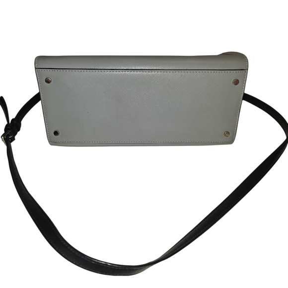 Kate Spade New York Staci Colorblock Medium Satchel Bag - Gray, Black, White - Picture 4 of 8